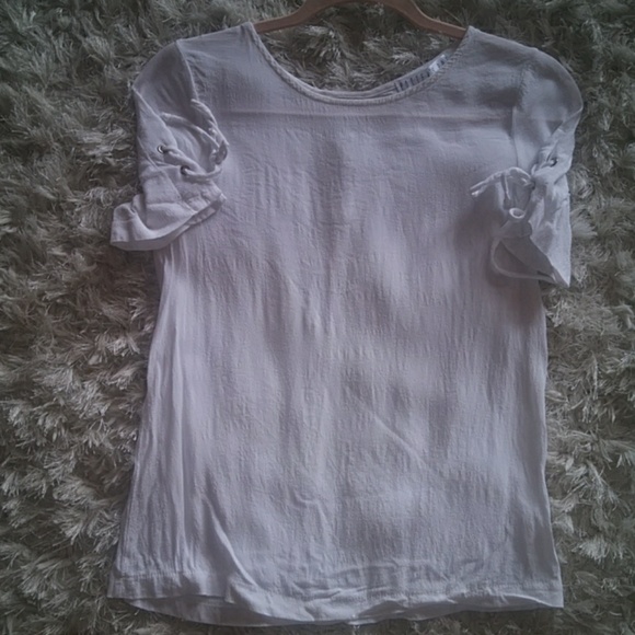 Wht Dressy Top - Picture 1 of 2